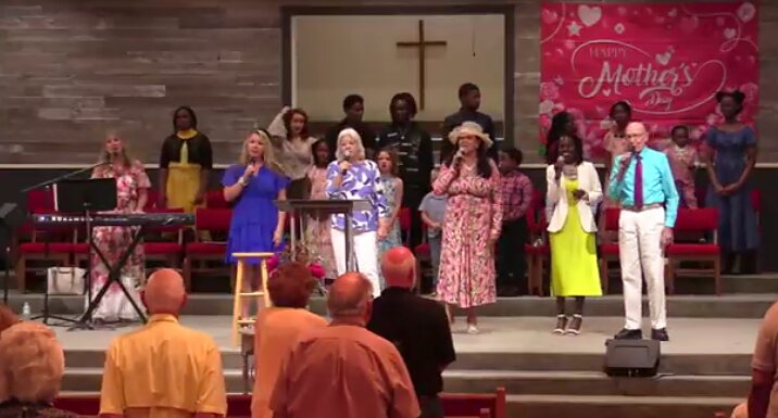 Worship team at Parkview